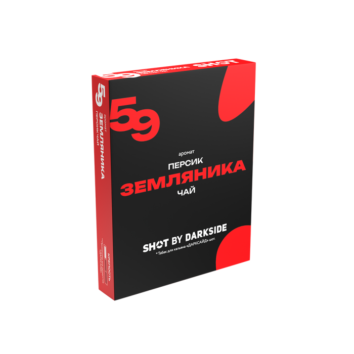 Darkside Shot N59 Земляника Персик Чай