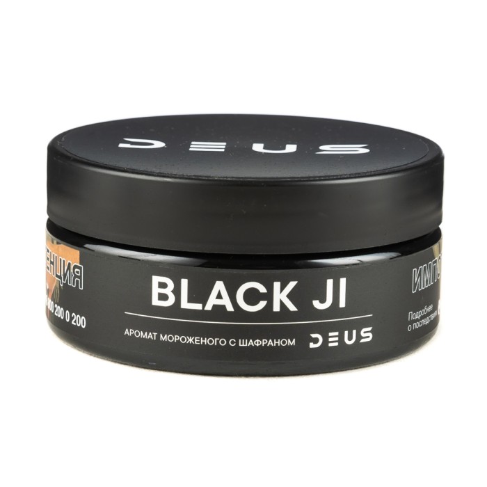 Deus Black Ji (Аромат мороженного с шафраном)