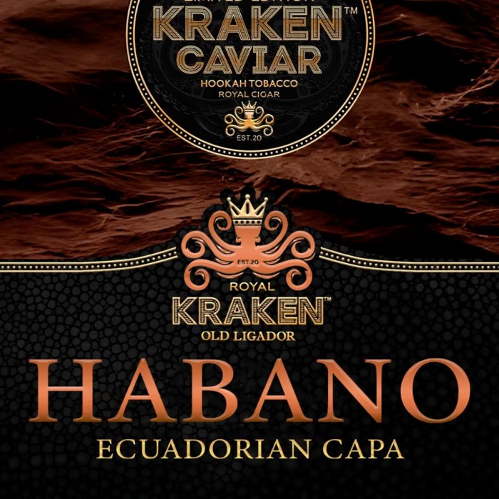 Kraken (Кракен) Line Caviar Ecuadorian Capa Habano