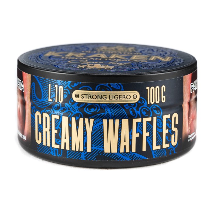 Kraken (Кракен) Strong L10 Creamy Waffles (Сливочные вафли)