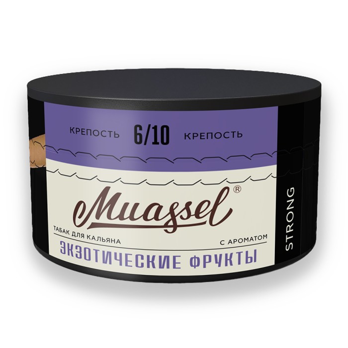 Muassel 6/10 Экзотические Фрукты (Маракуйя Гуава Киви Манго)