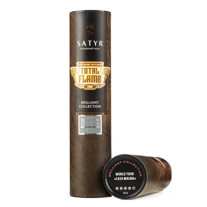 Satyr Brilliant Collection Hookah Cigar World Tour Casa Magna