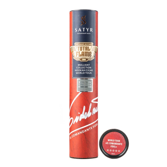 Satyr Brilliant Collection Hookah Cigar World Tour El Comandante Fidel