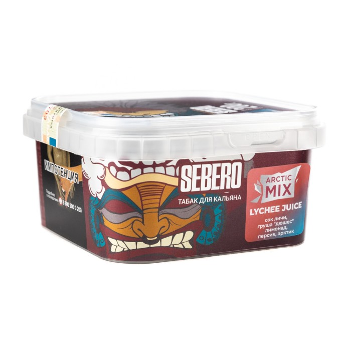 Sebero Arctic Mix Lychee Juice (Сок личи груша дюшес лимонад персик арктик)
